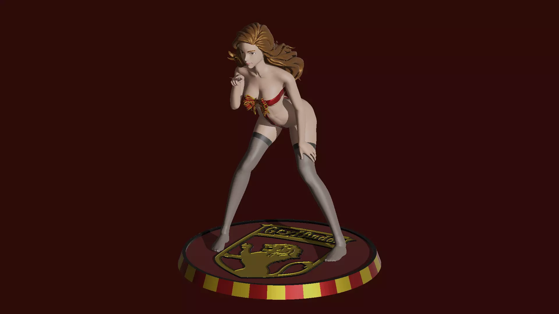 Hermione Magic Present Fan Art Pose 3 3D print model_0