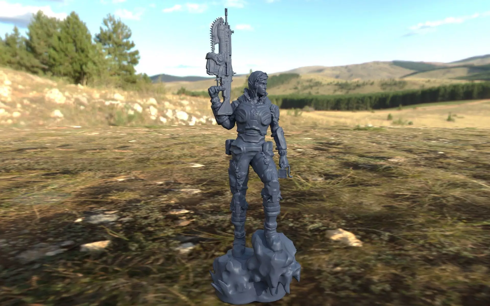 Gears of War - Gears 5 Kaitlin Diaz 3D print model_0