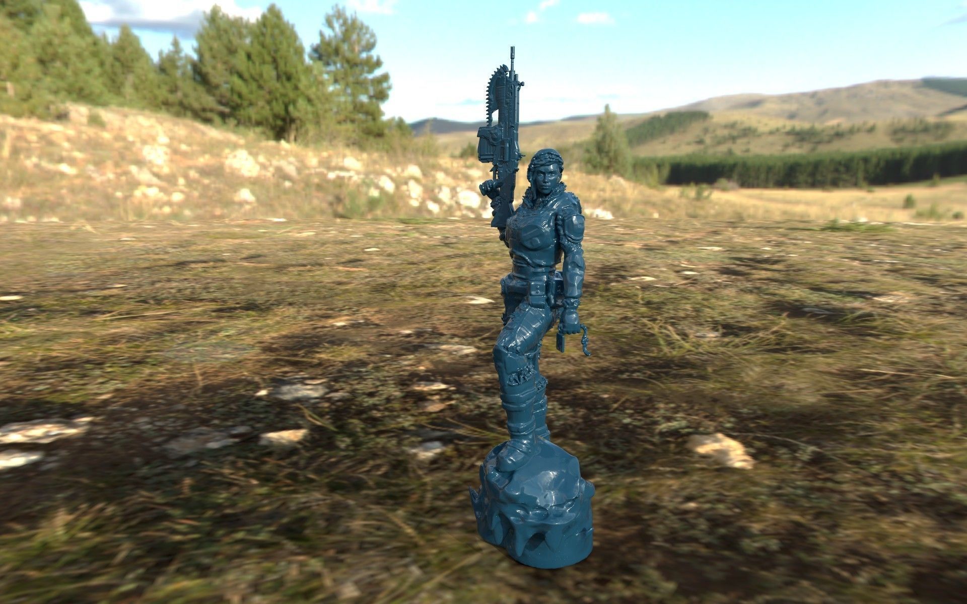 Gears of War - Gears 5 Kaitlin Diaz 3D print model_4