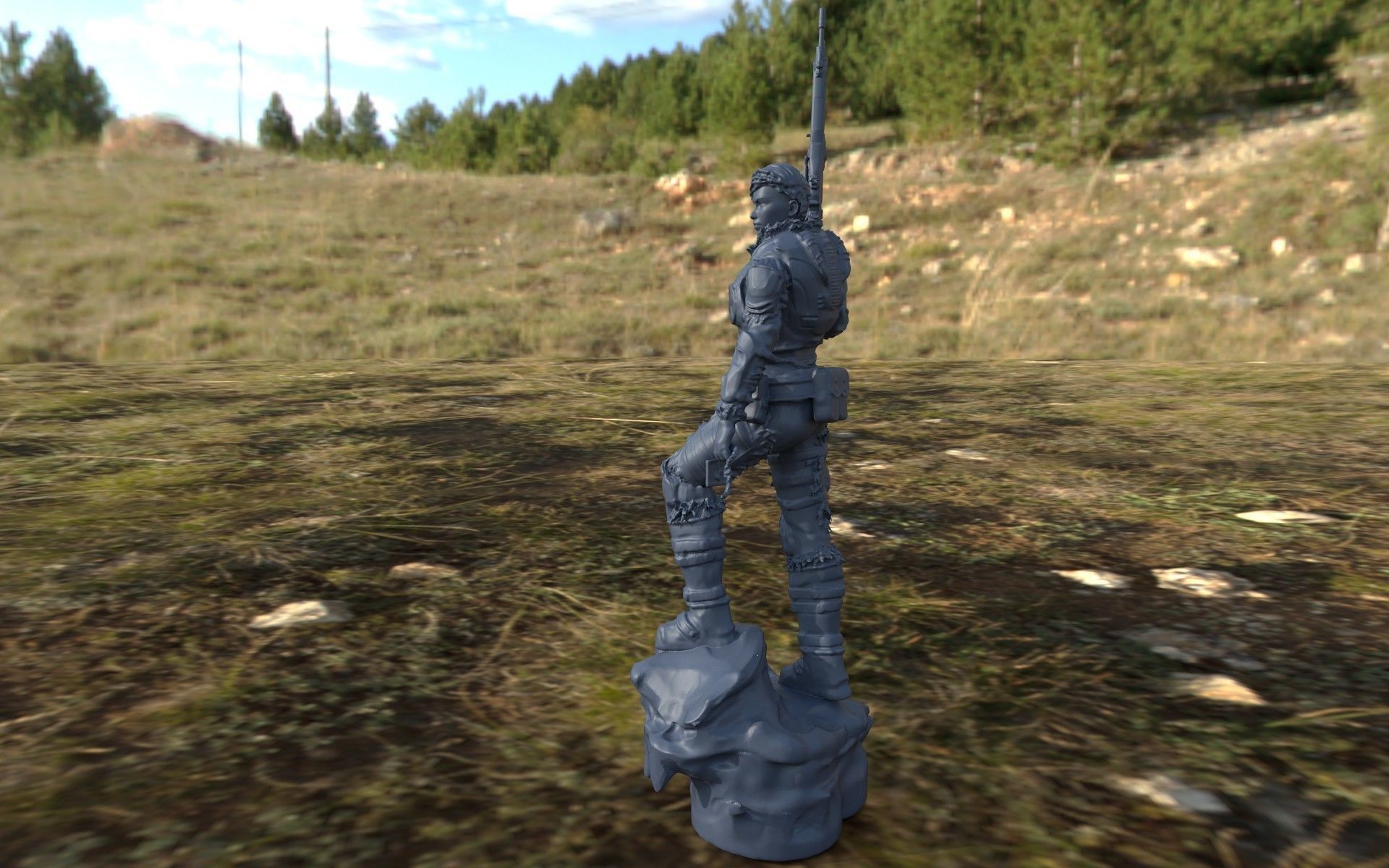 Gears of War - Gears 5 Kaitlin Diaz 3D print model_9