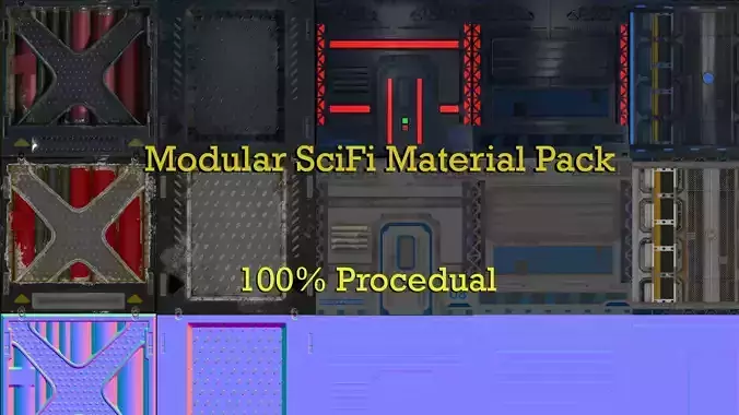 Modular Sci Fi Material Pack