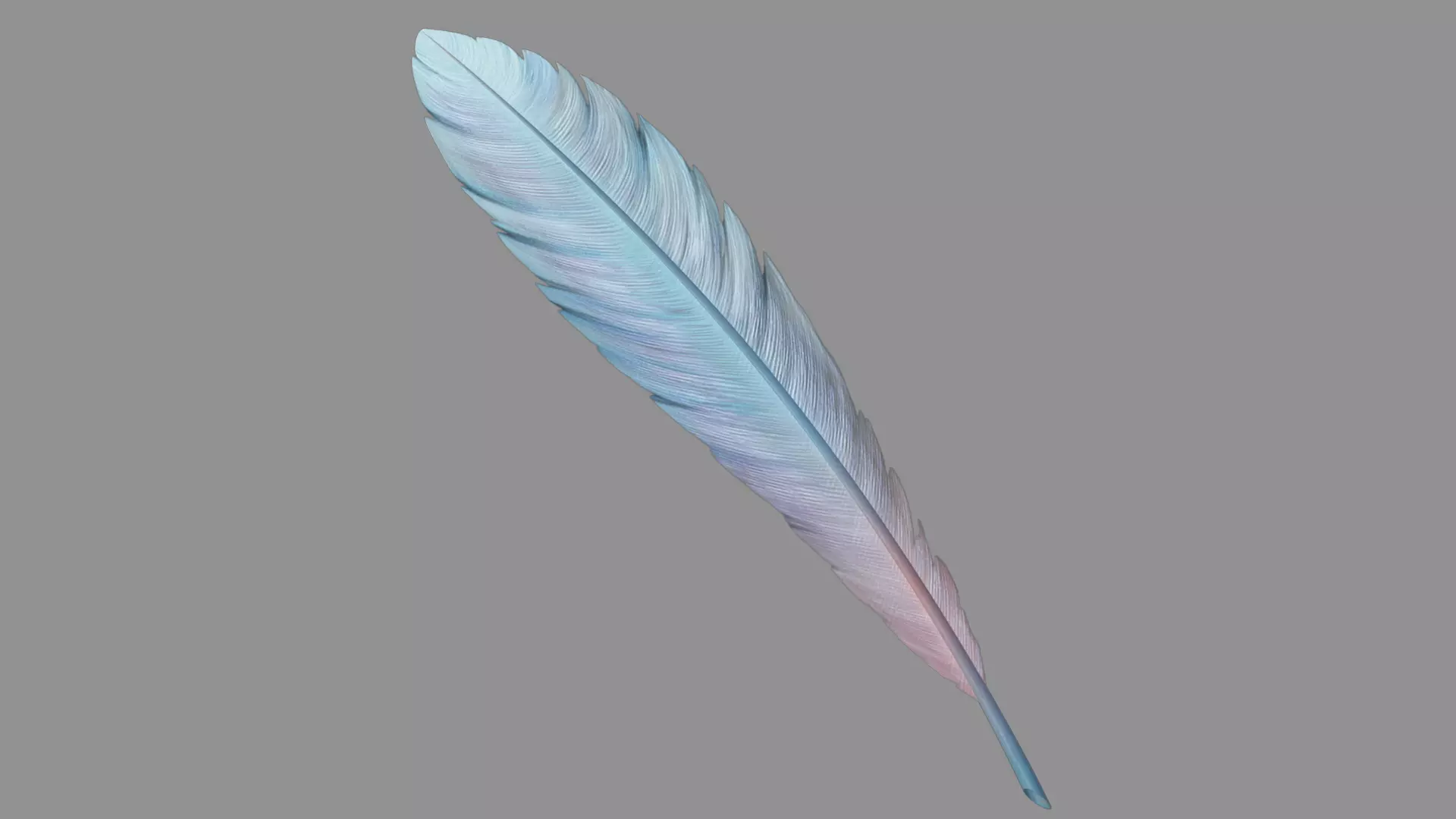 MistryFeatherA Stylized Low-poly 3D model_0