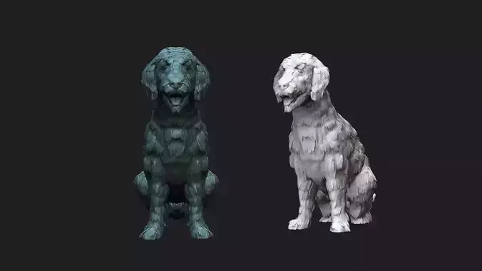 Dog  model 3D print model