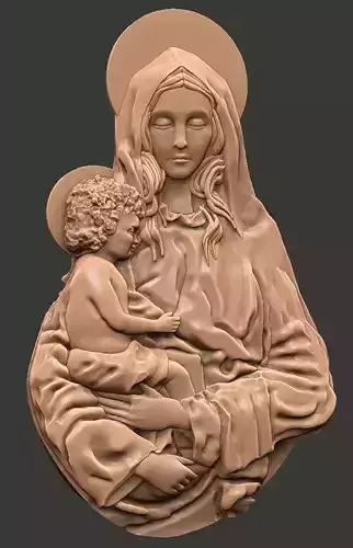 Madonna2 statue of virgin and child