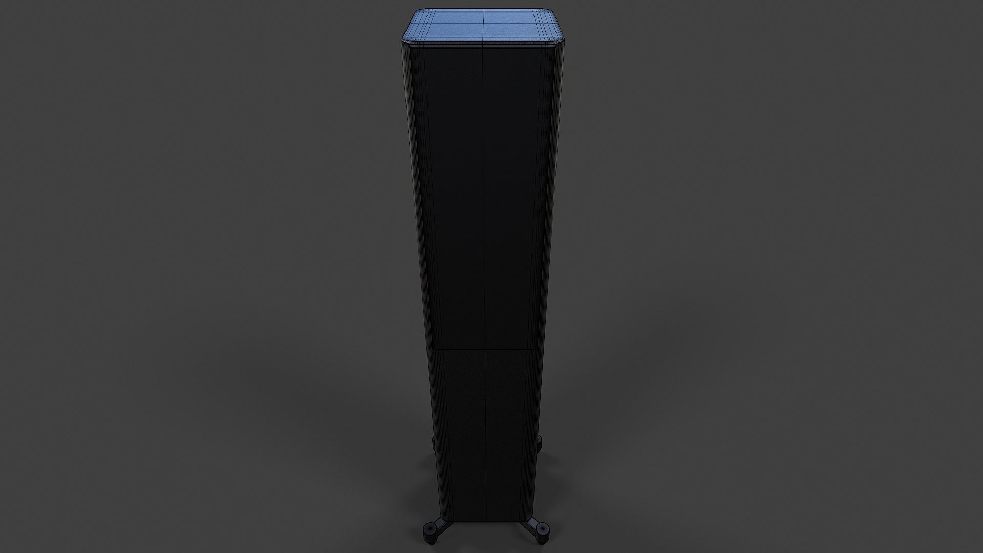 Tower Speaker V03 - High Poly 3D model_1
