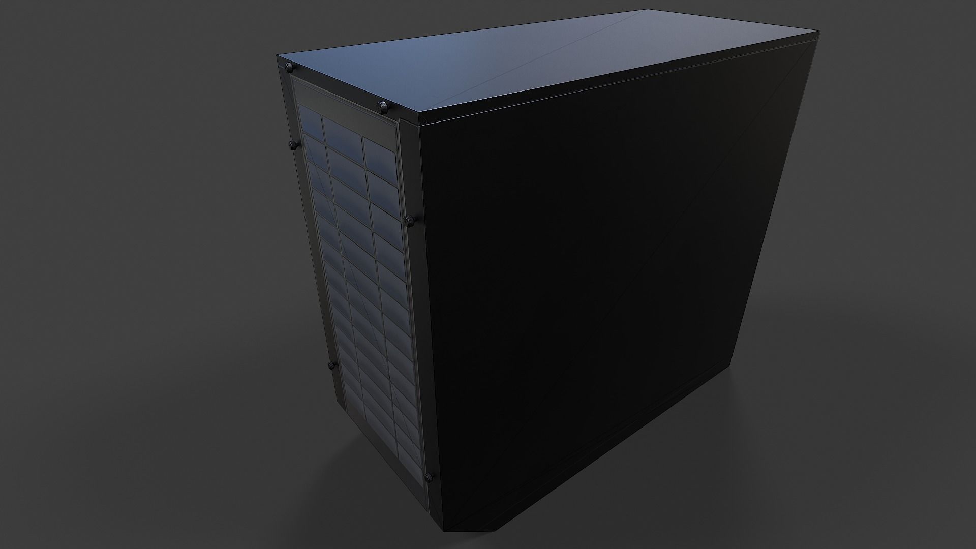 PC Case V01 - Low Poly Low-poly 3D model_5