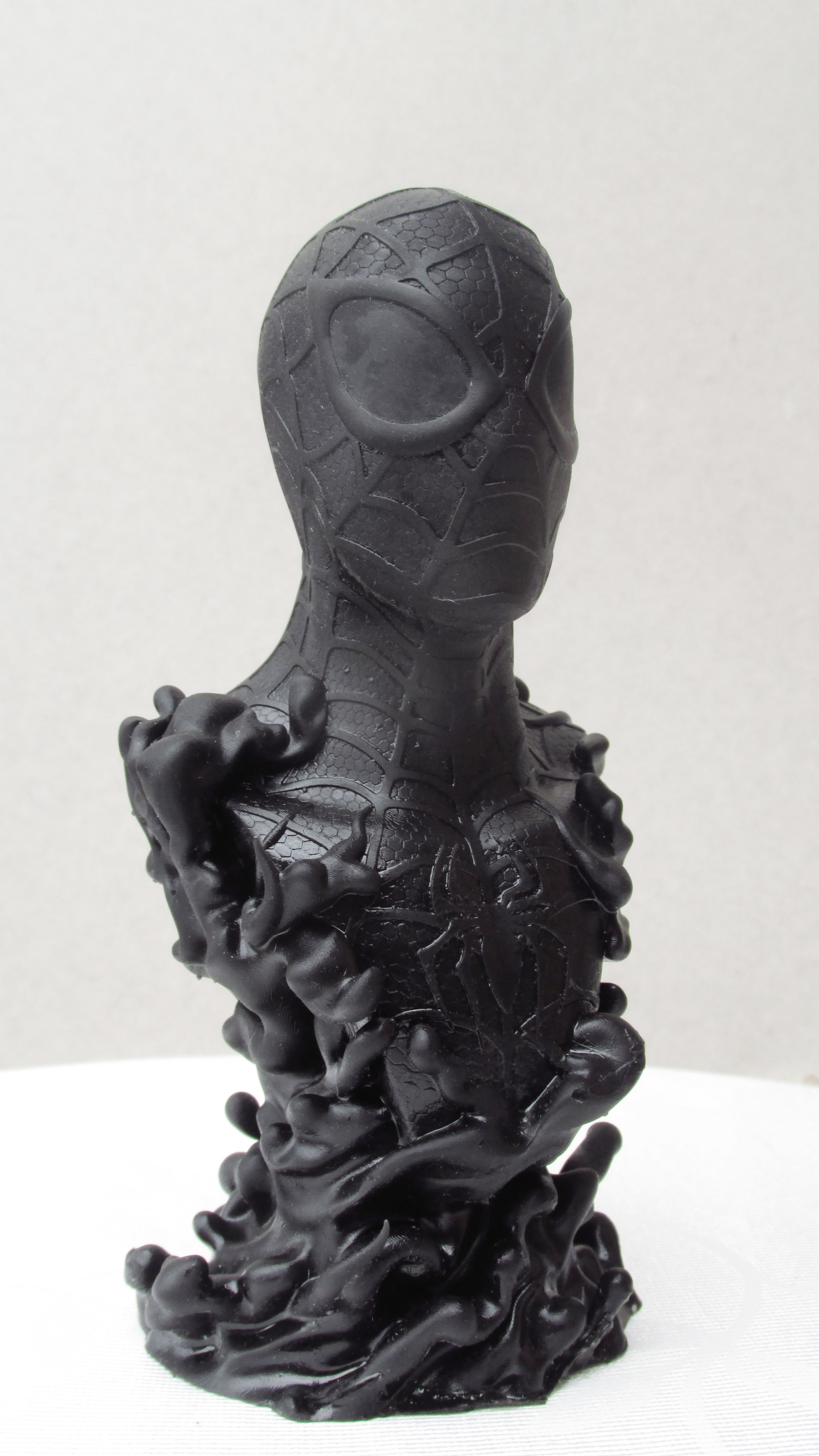 Spiderman bust   3D print model_10