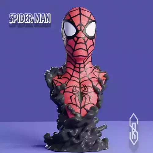 Spiderman bust  