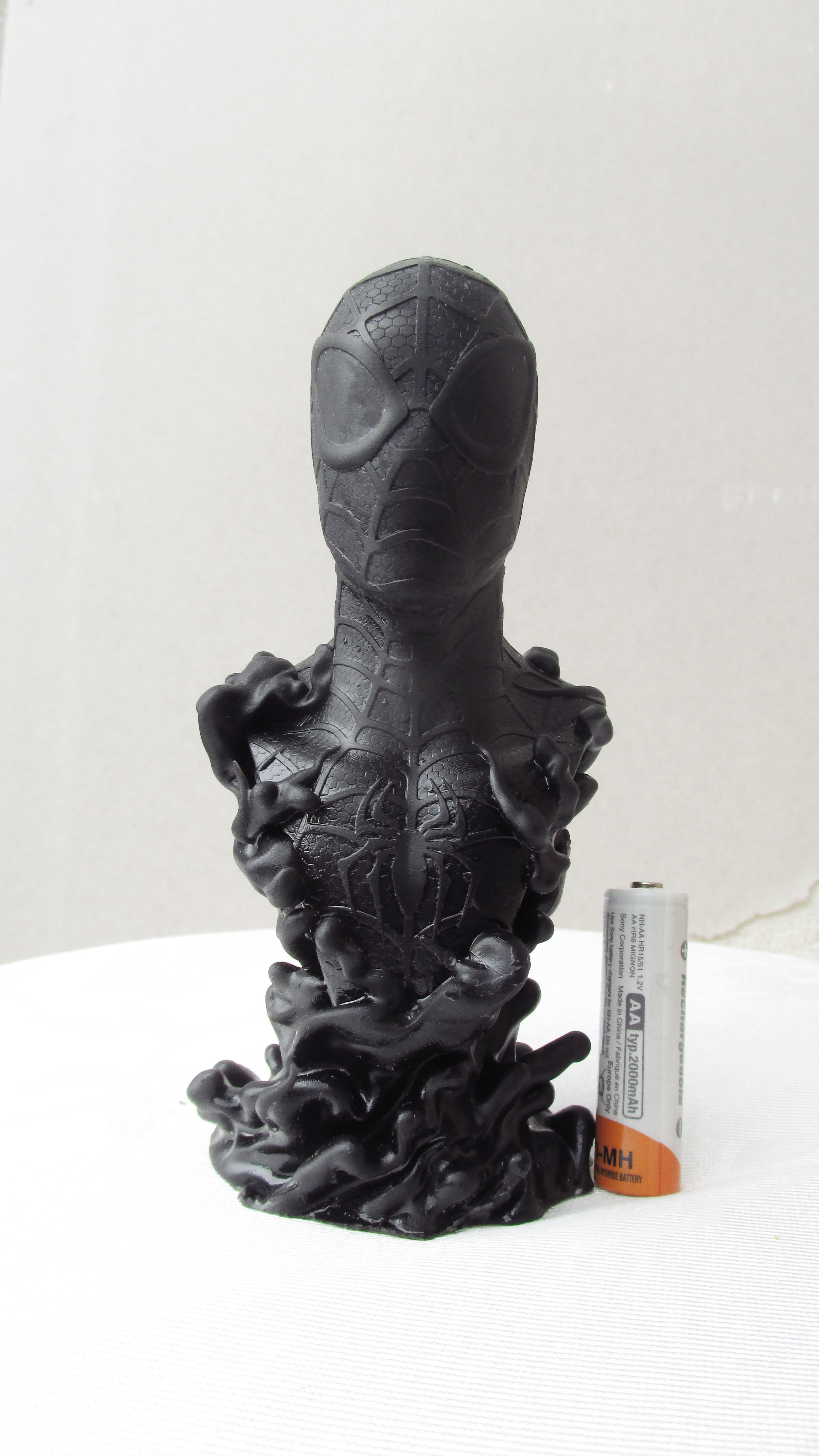 Spiderman bust   3D print model_12