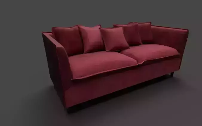 Velvet Sofa Set 