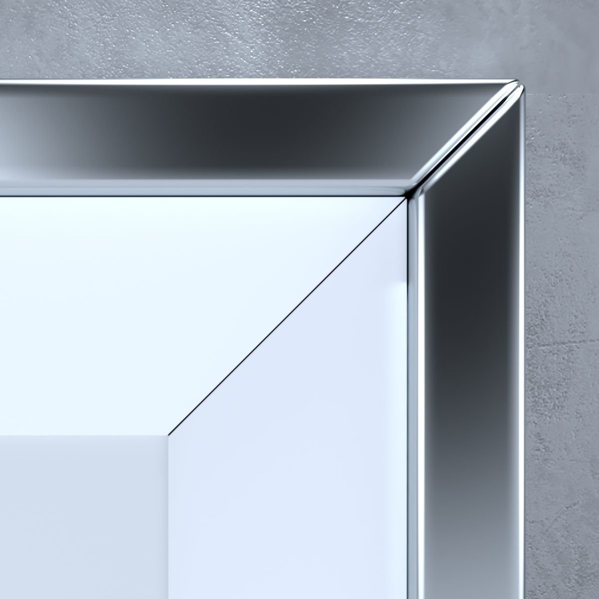 Frame 5 flowers framed art 3D model_7