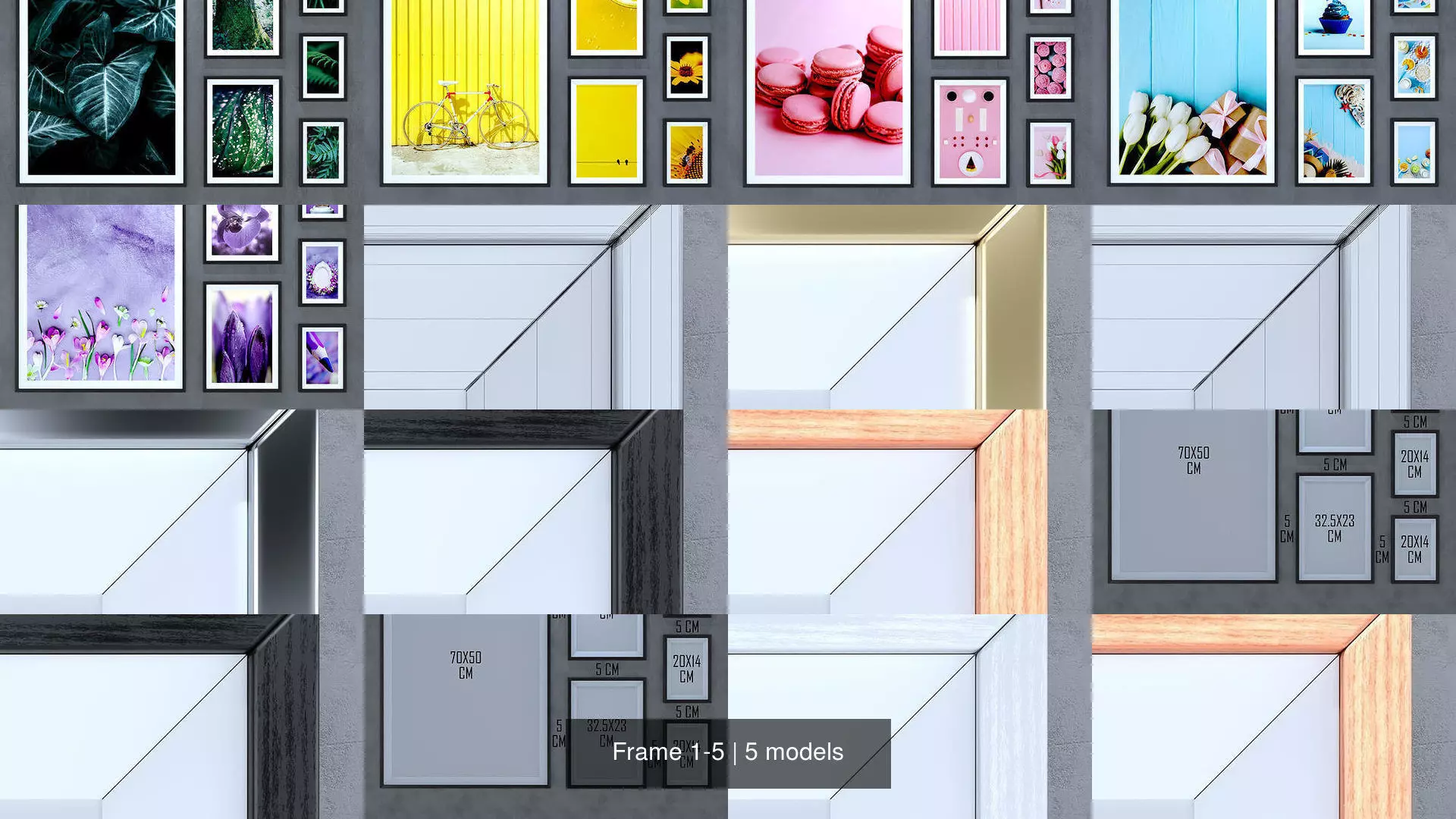 Frame 1-5 3D Model Collection_1