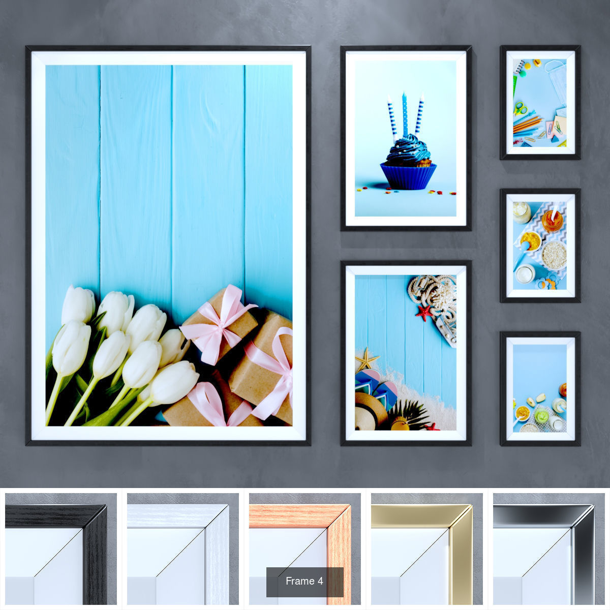 Frame 1-5 3D Model Collection_5