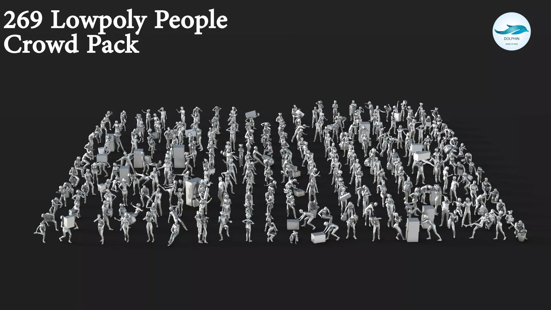 People Crowd Set-05 269  3D model_0