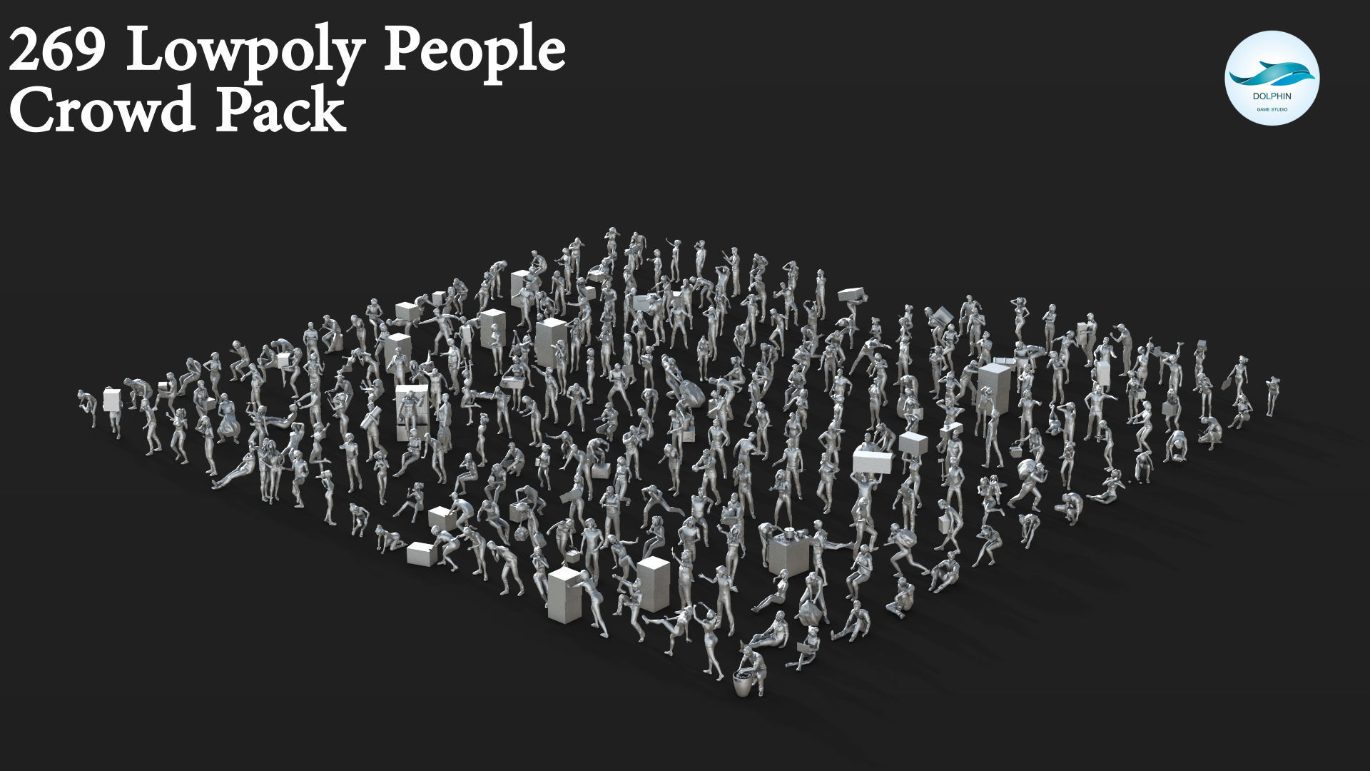 People Crowd Set-05 269  3D model_1