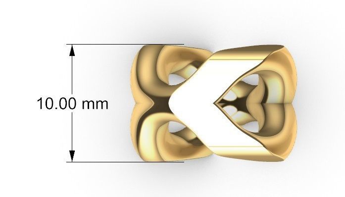 FRANCO DIAMOND CUT PLAIN 10 MM 3D print model_4