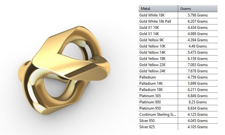 FRANCO DIAMOND CUT PLAIN 10 MM 3D print model_6