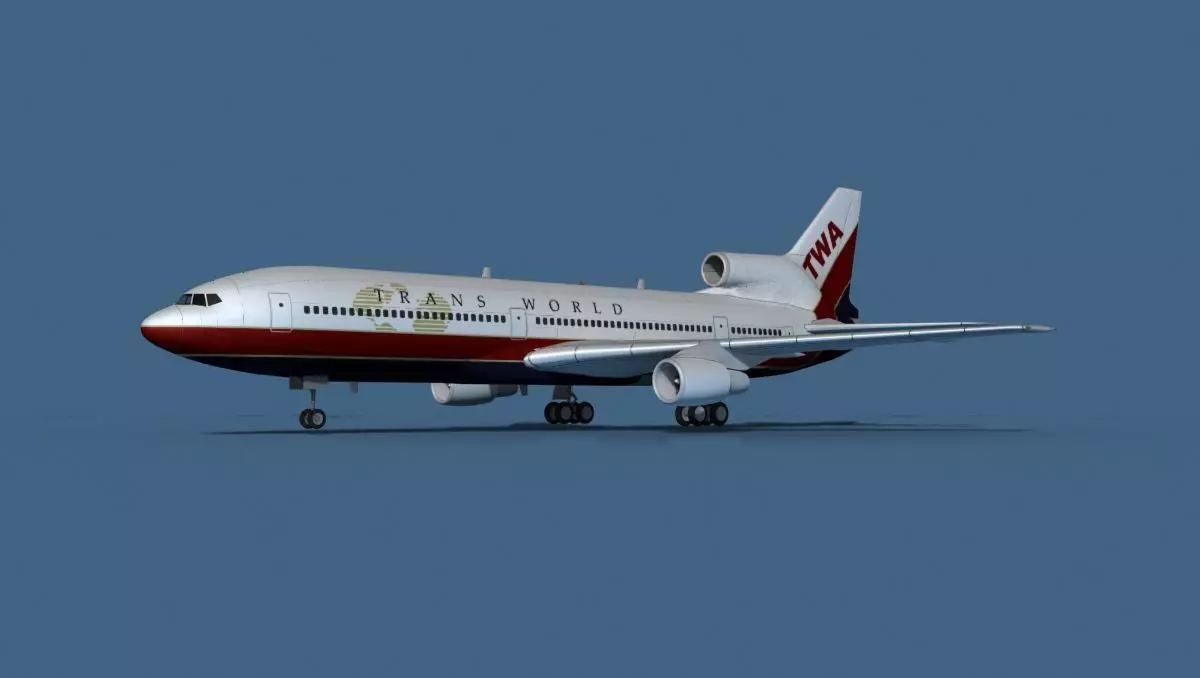 Lockheed L-1011-50 Trans World 3 3D model_0