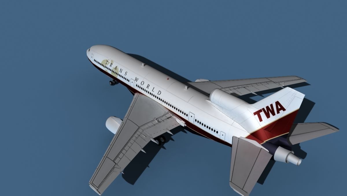 Lockheed L-1011-50 Trans World 3 3D model_8