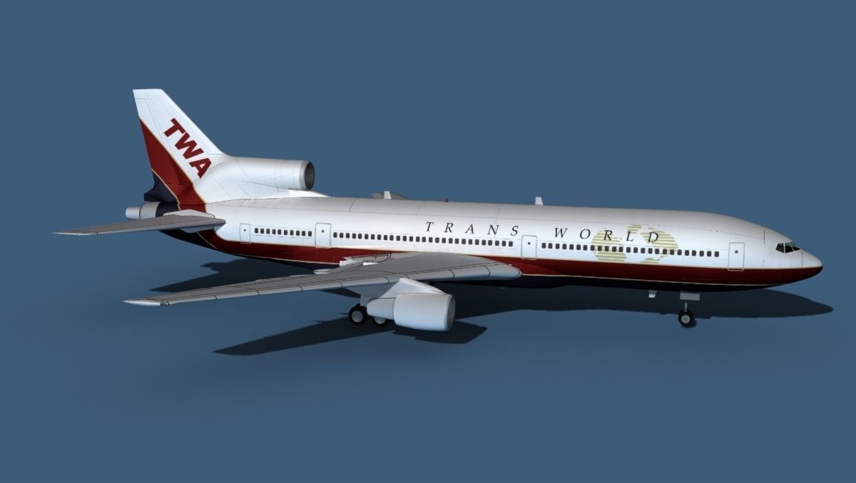 Lockheed L-1011-50 Trans World 3 3D model_4