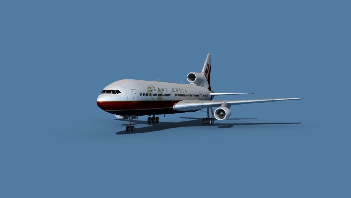 Lockheed L-1011-50 Trans World 3 3D model_1