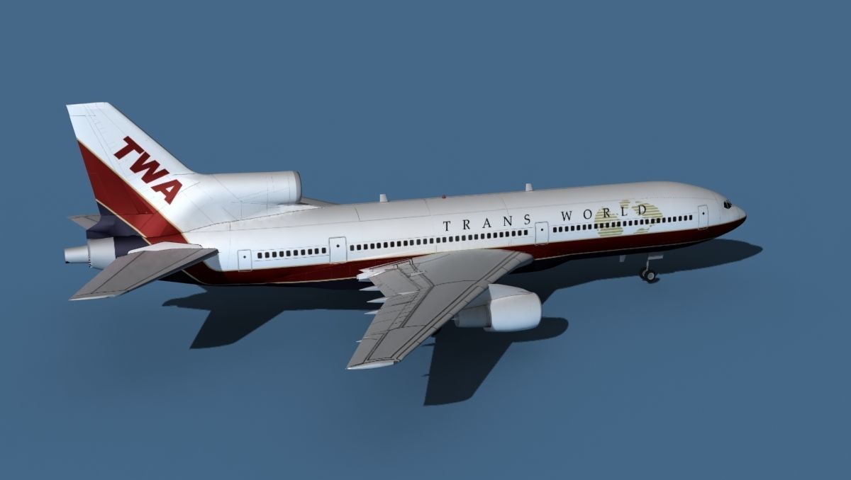Lockheed L-1011-50 Trans World 3 3D model_5