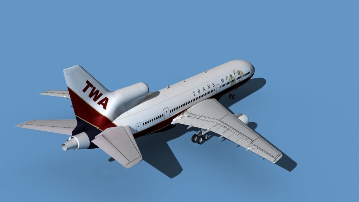 Lockheed L-1011-50 Trans World 3 3D model_6