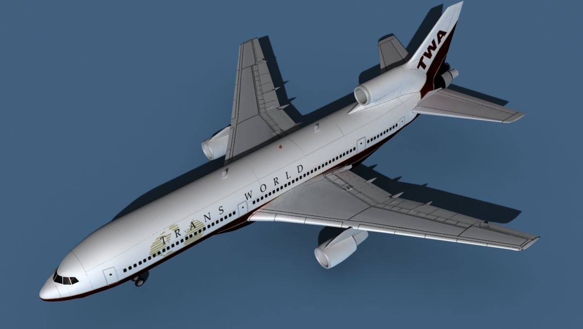 Lockheed L-1011-50 Trans World 3 3D model_10
