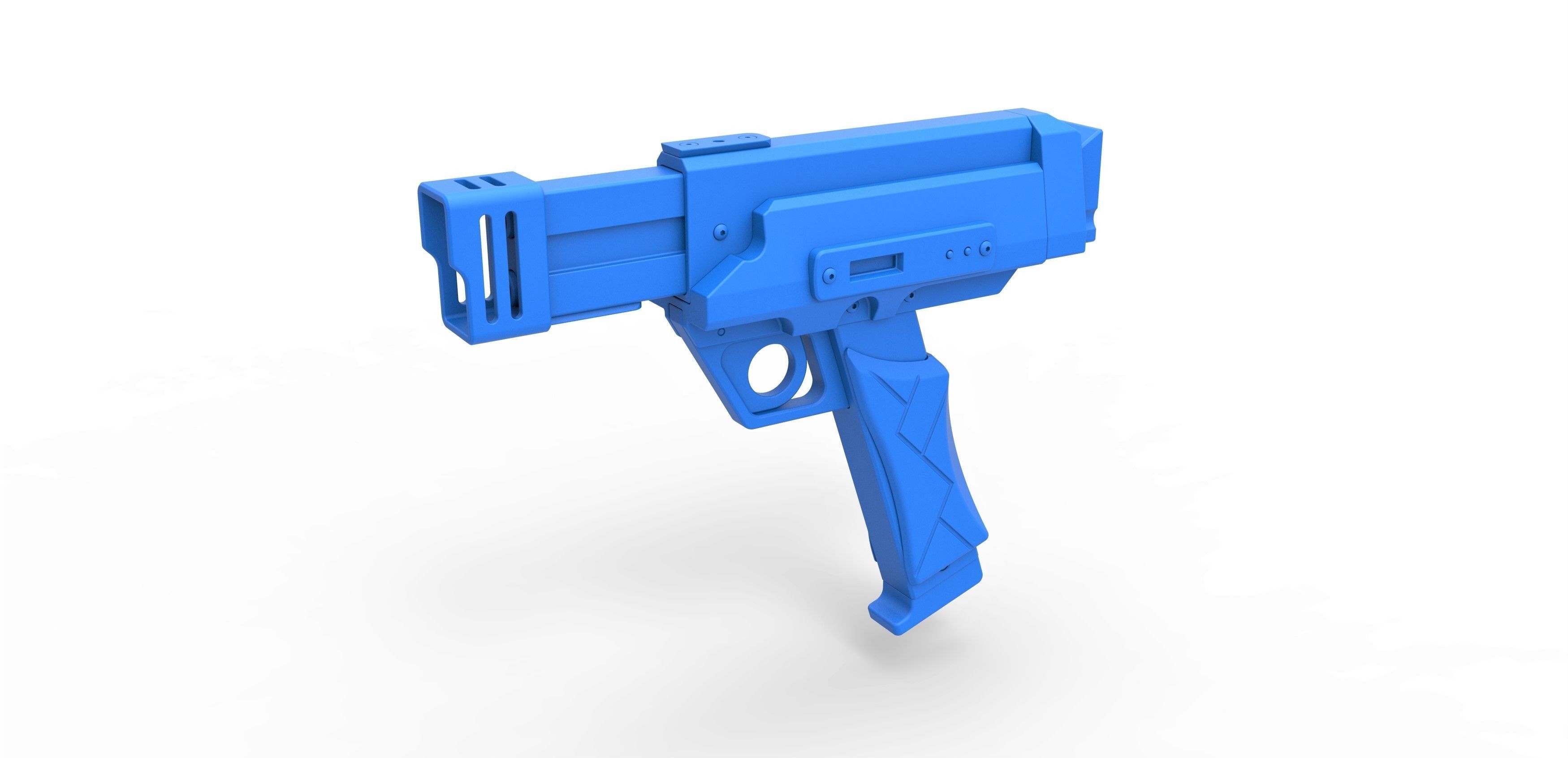Blaster pistol from the movie Lost in space 1998 3D model_14