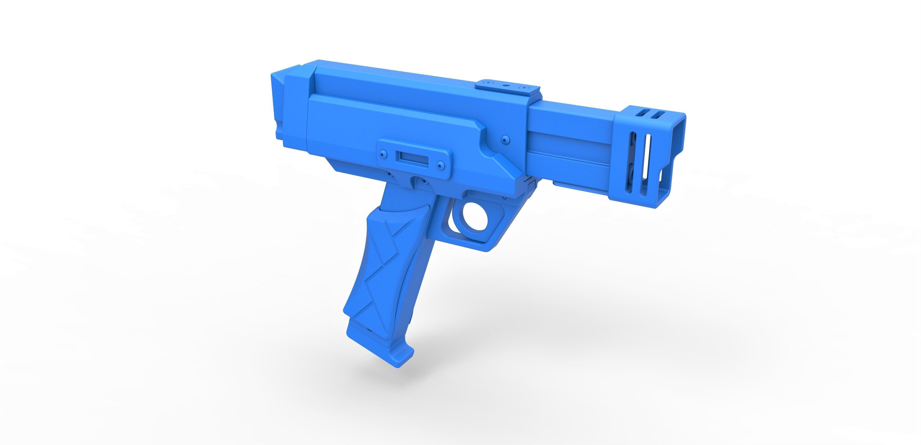 Blaster pistol from the movie Lost in space 1998 3D model_27