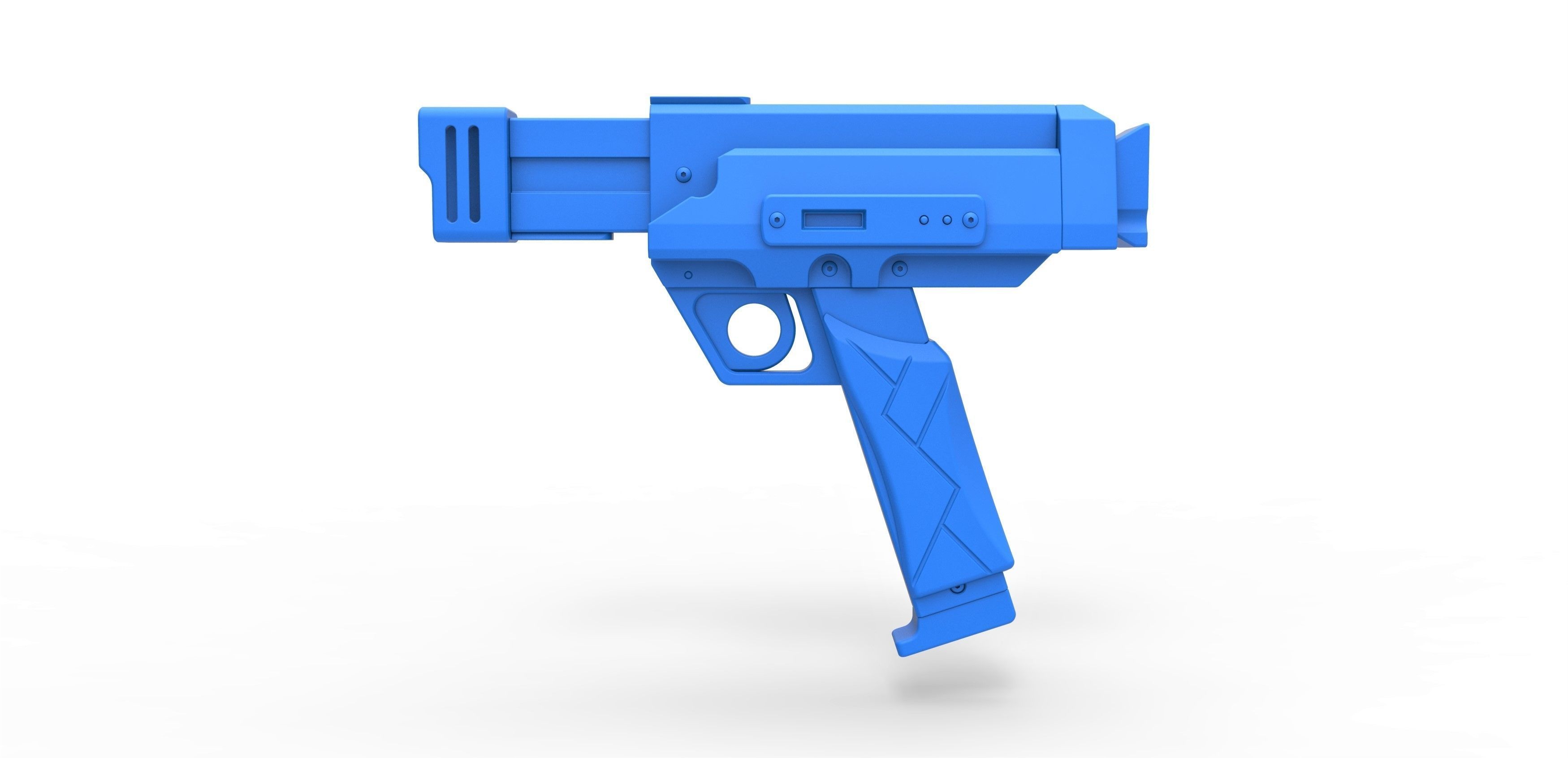 Blaster pistol from the movie Lost in space 1998 3D model_19