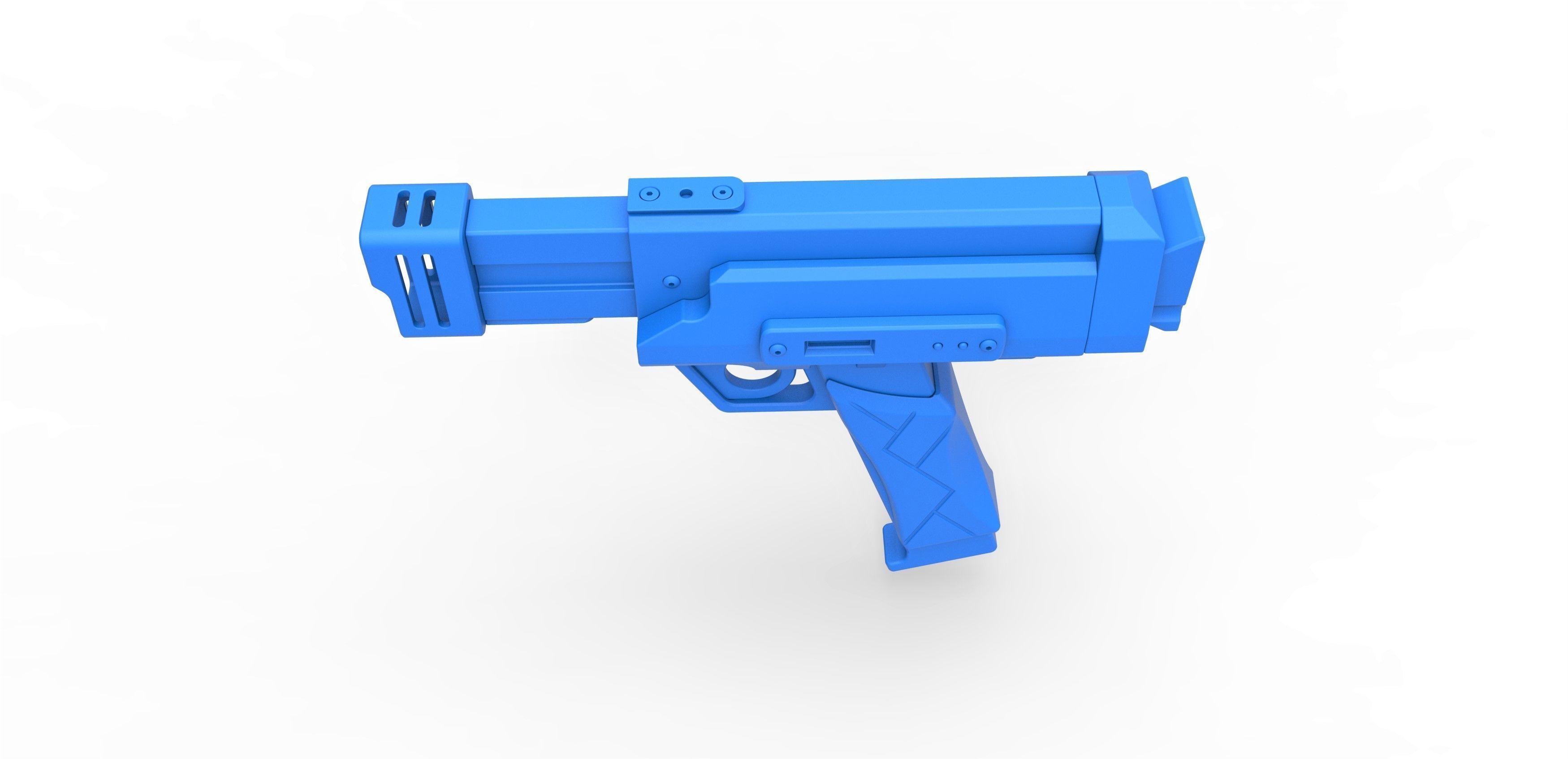 Blaster pistol from the movie Lost in space 1998 3D model_20