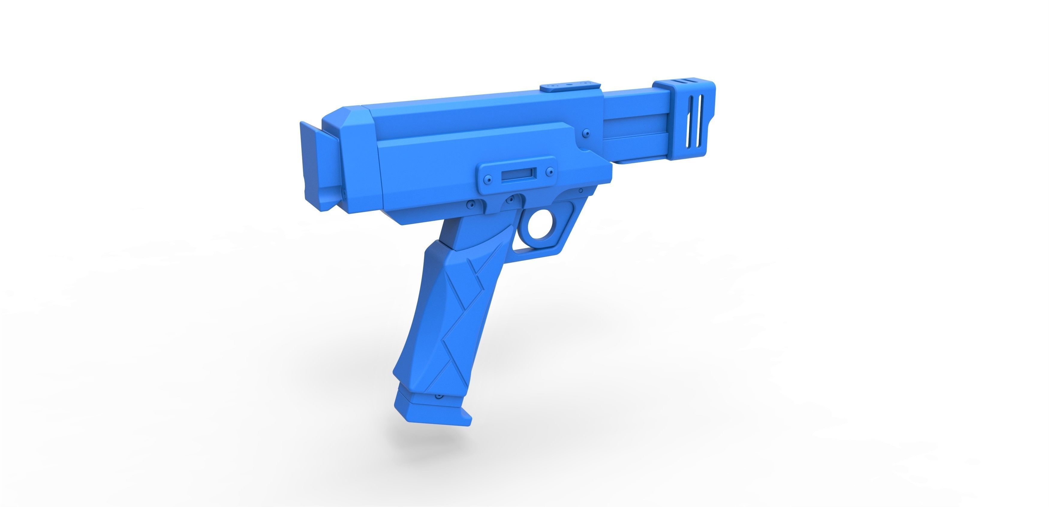 Blaster pistol from the movie Lost in space 1998 3D model_25