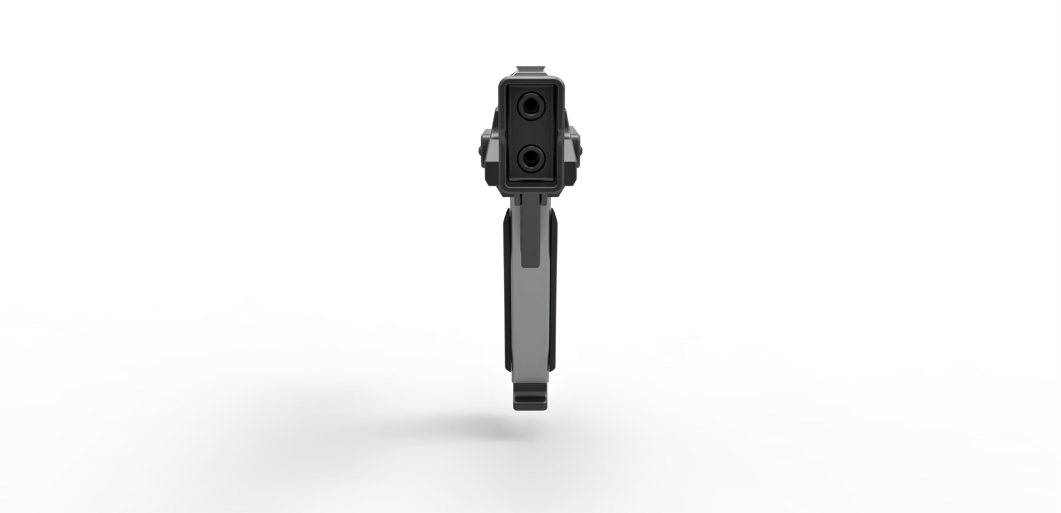 Blaster pistol from the movie Lost in space 1998 3D model_4