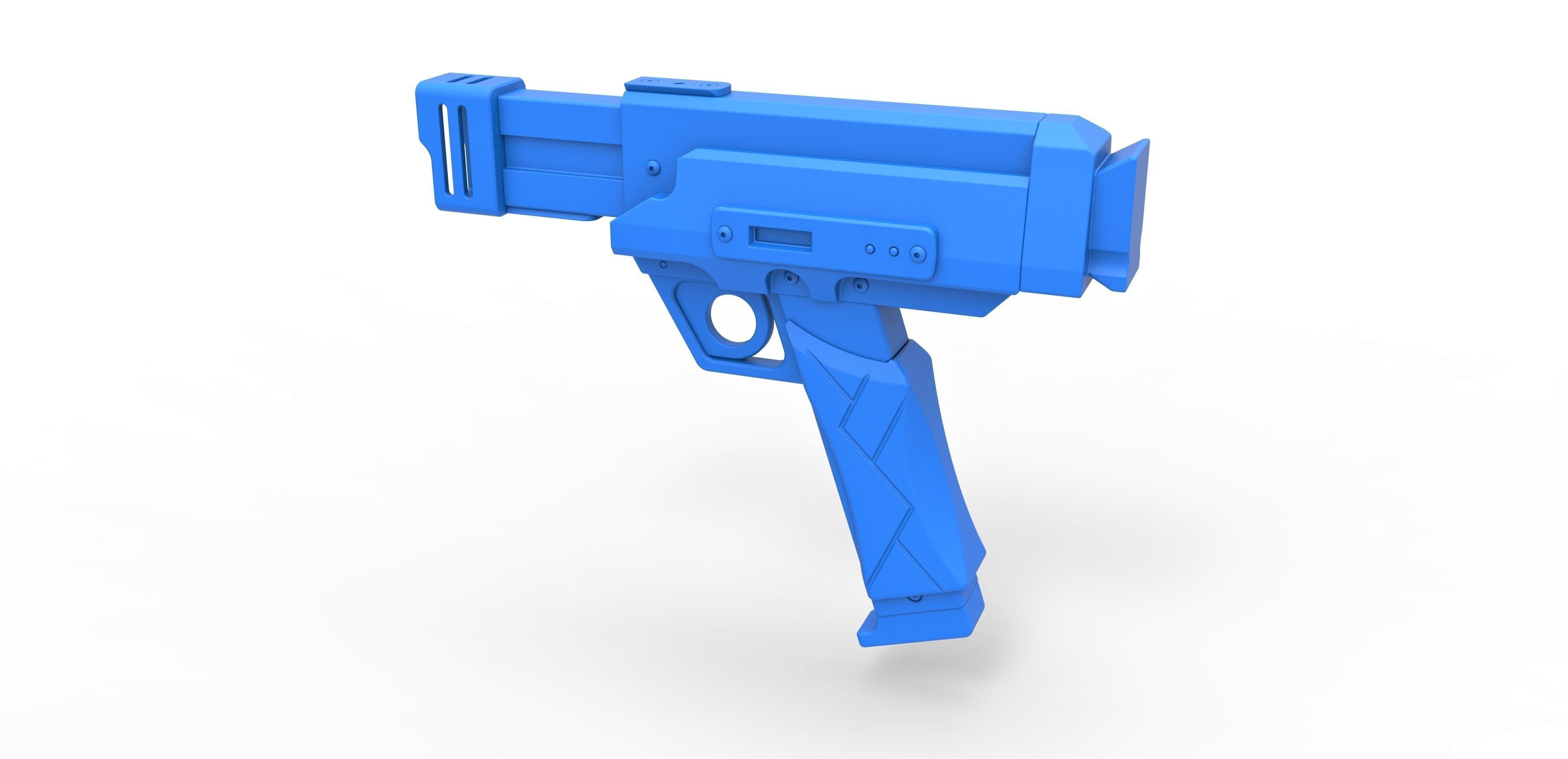Blaster pistol from the movie Lost in space 1998 3D model_22