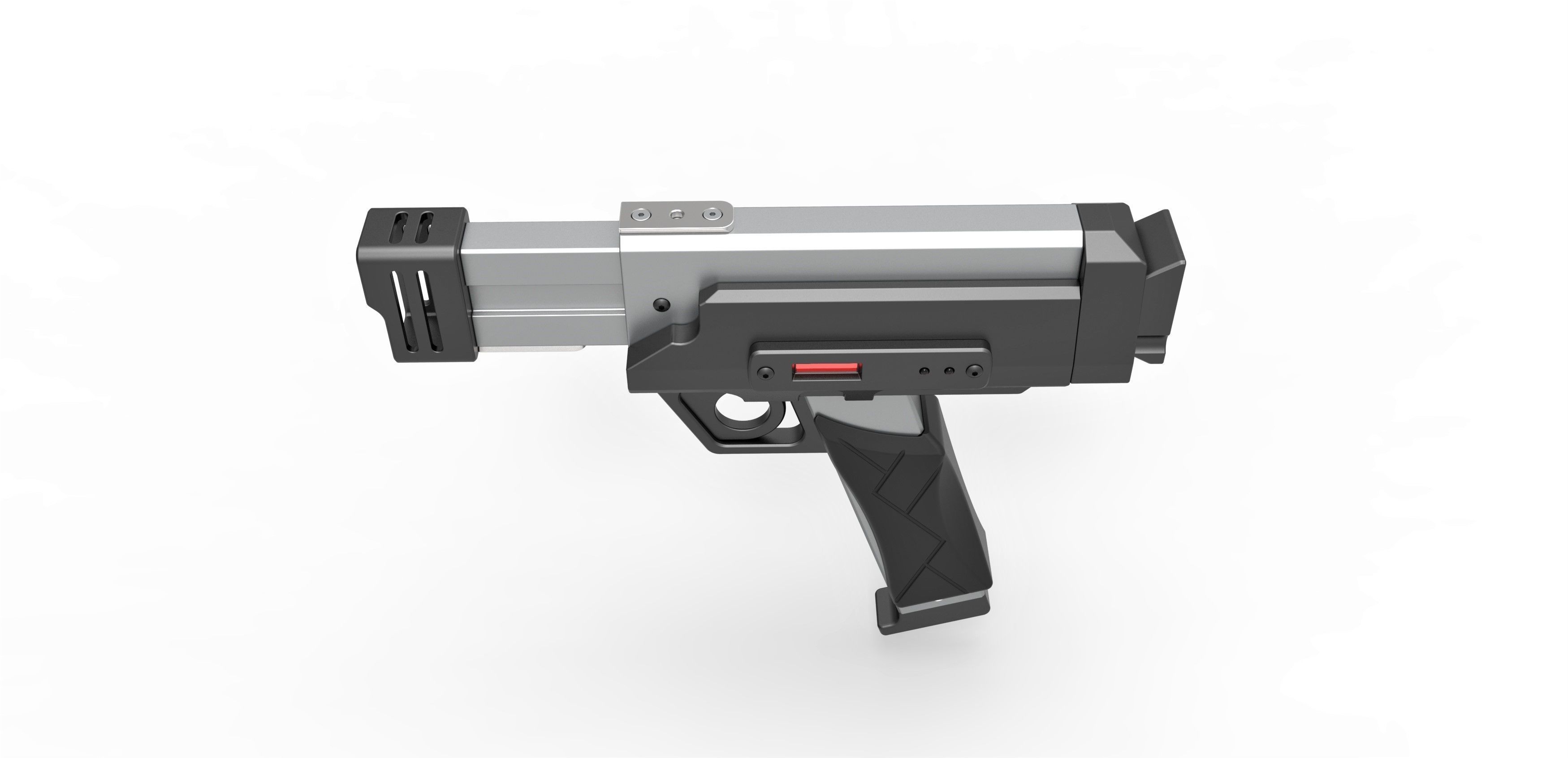 Blaster pistol from the movie Lost in space 1998 3D model_6