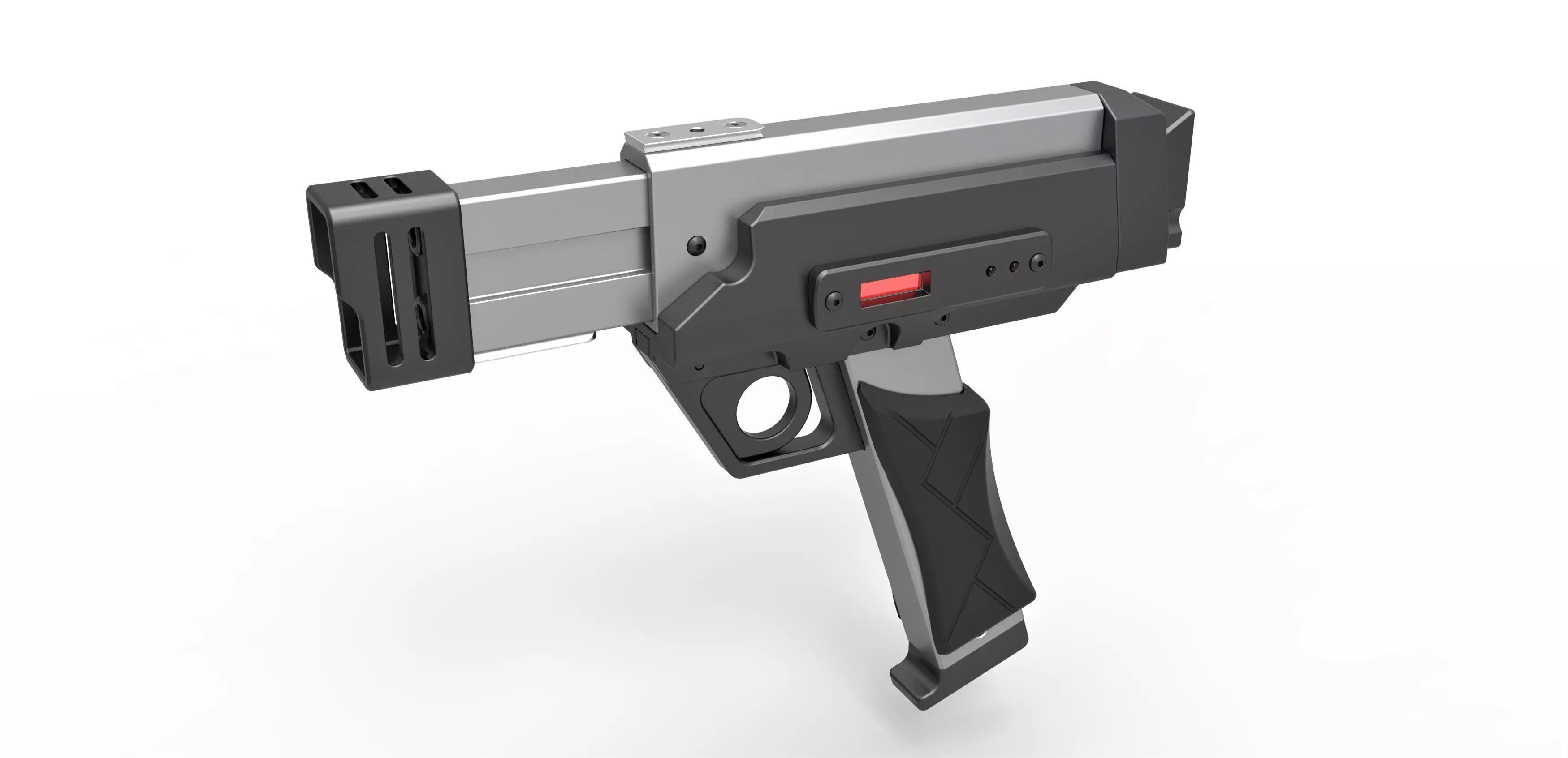 Blaster pistol from the movie Lost in space 1998 3D model_0