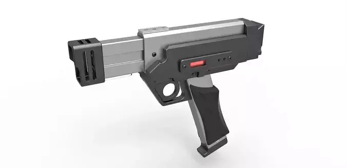Blaster pistol from the movie Lost in space 1998 3D model