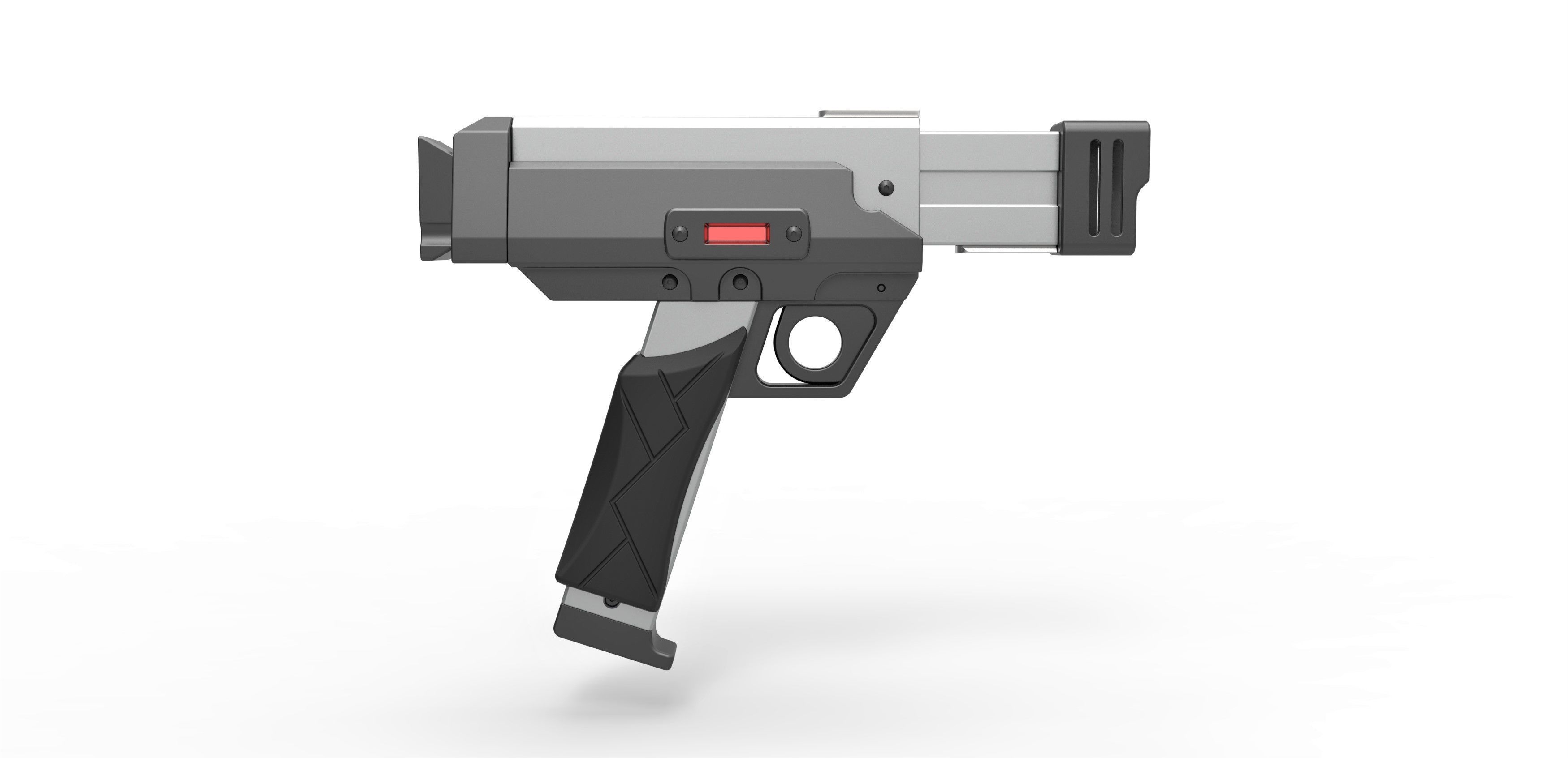 Blaster pistol from the movie Lost in space 1998 3D model_12
