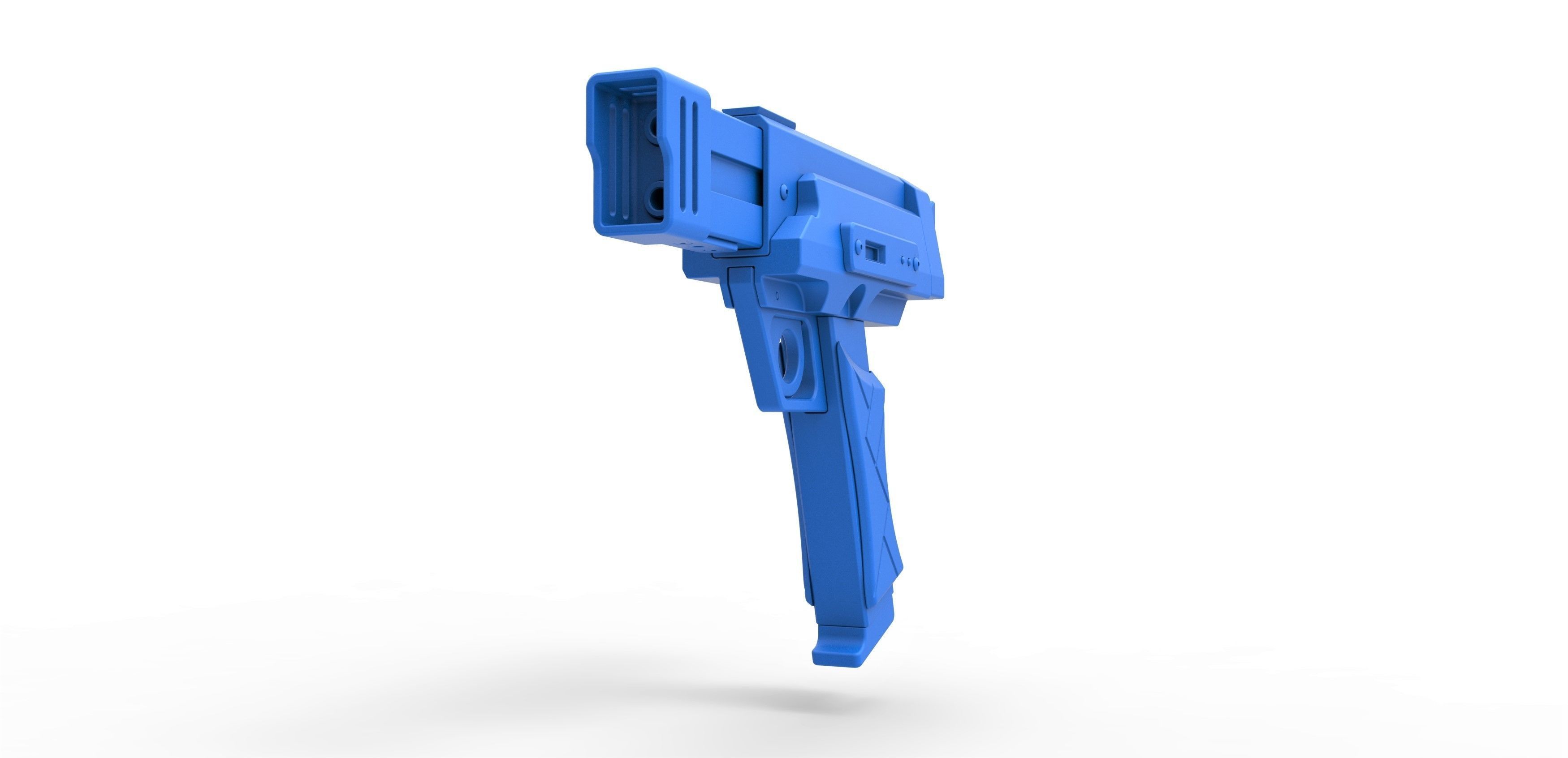 Blaster pistol from the movie Lost in space 1998 3D model_17