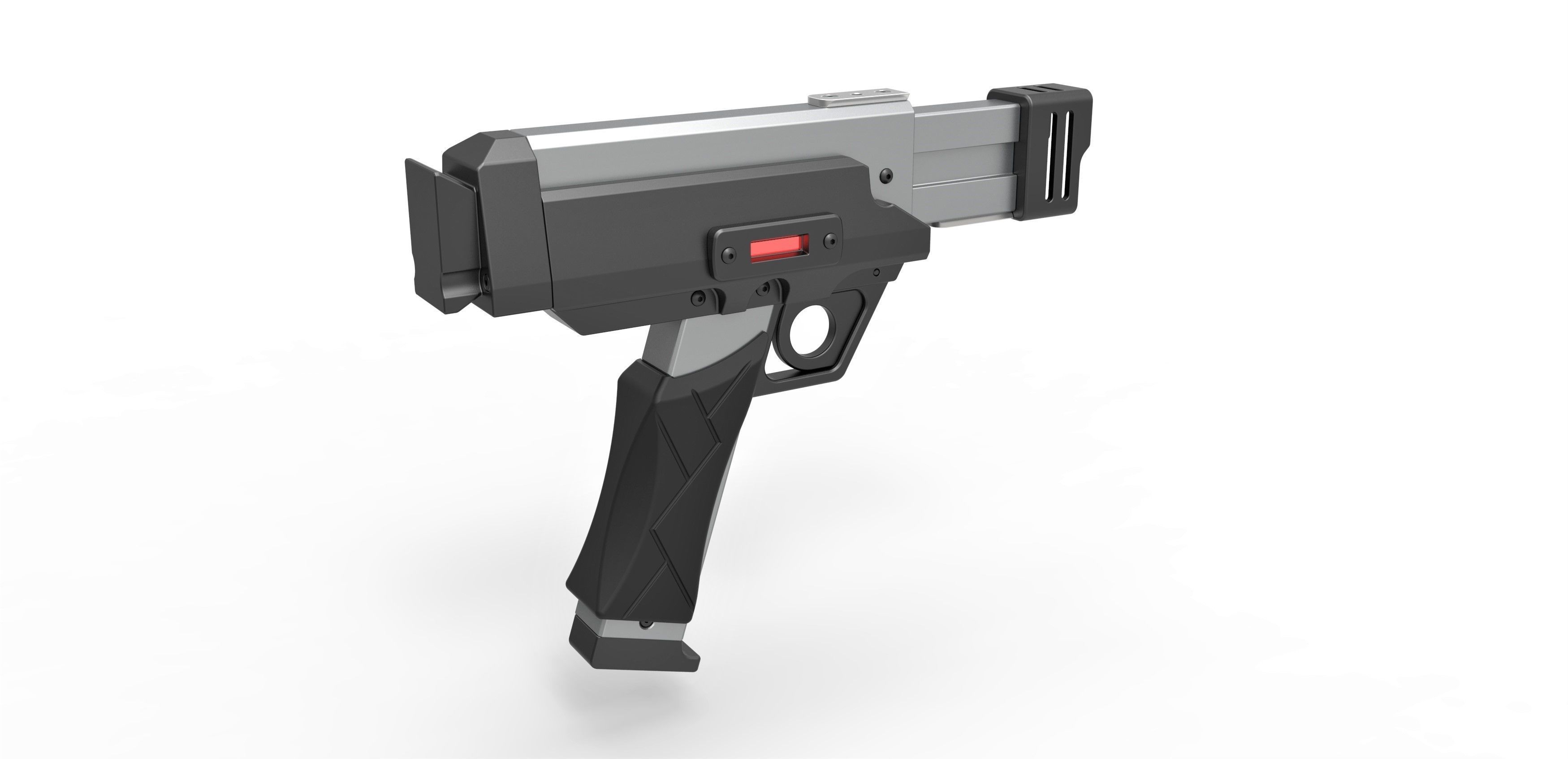 Blaster pistol from the movie Lost in space 1998 3D model_11