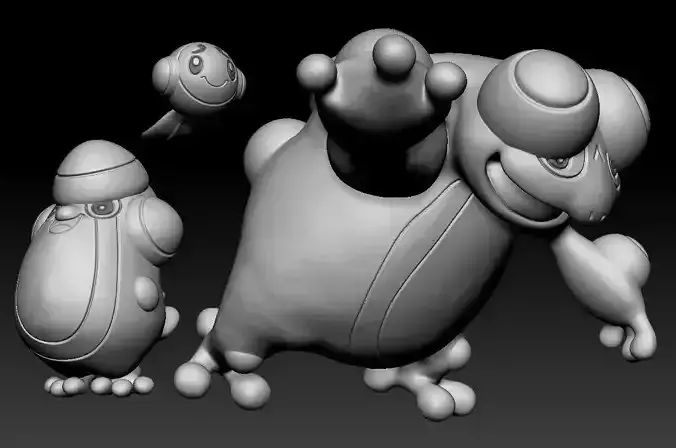 Pokemon Tympole Palpitoad Seismitoad