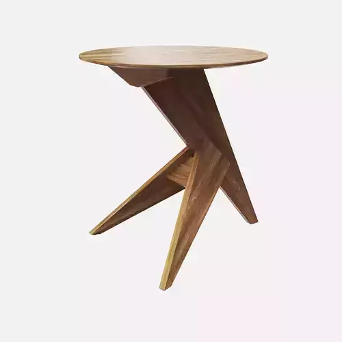 Medici wooden round table by Mattiazzi