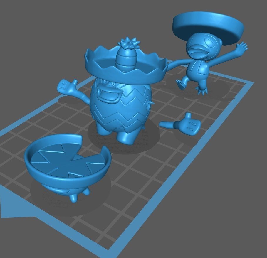 Pokemon Lotad Lombre Ludicolo 3D print model_2