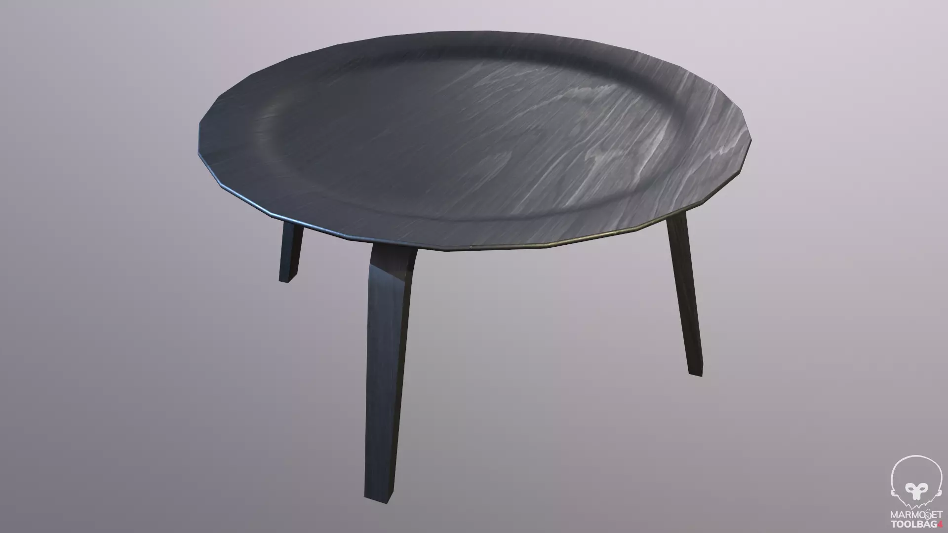 Cen Table 60 Free low-poly 3D model_0