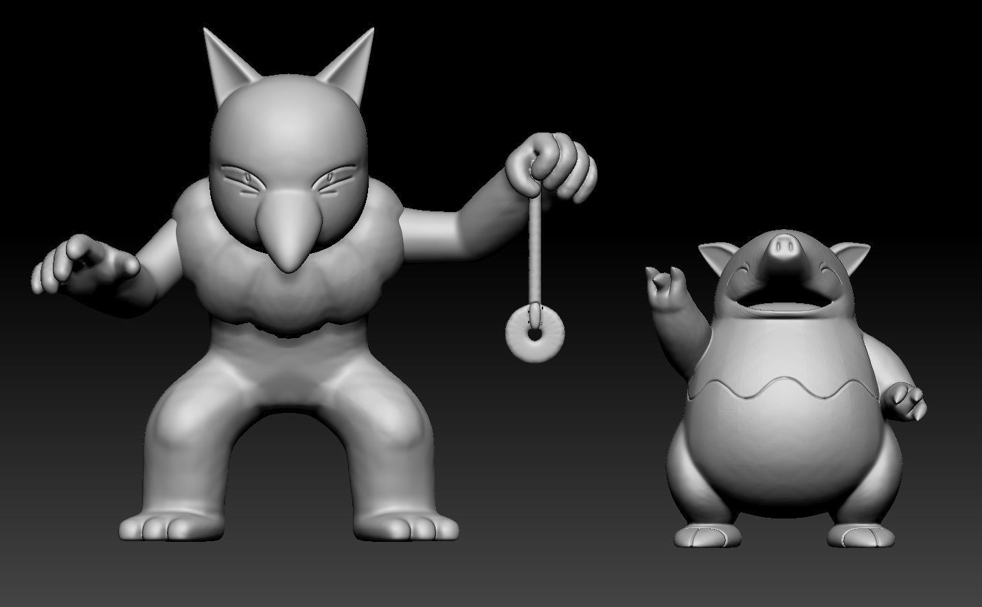 Pokemon Drowzee Hypno 3D print model_1
