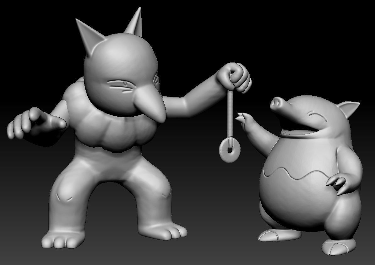 Pokemon Drowzee Hypno 3D print model_5