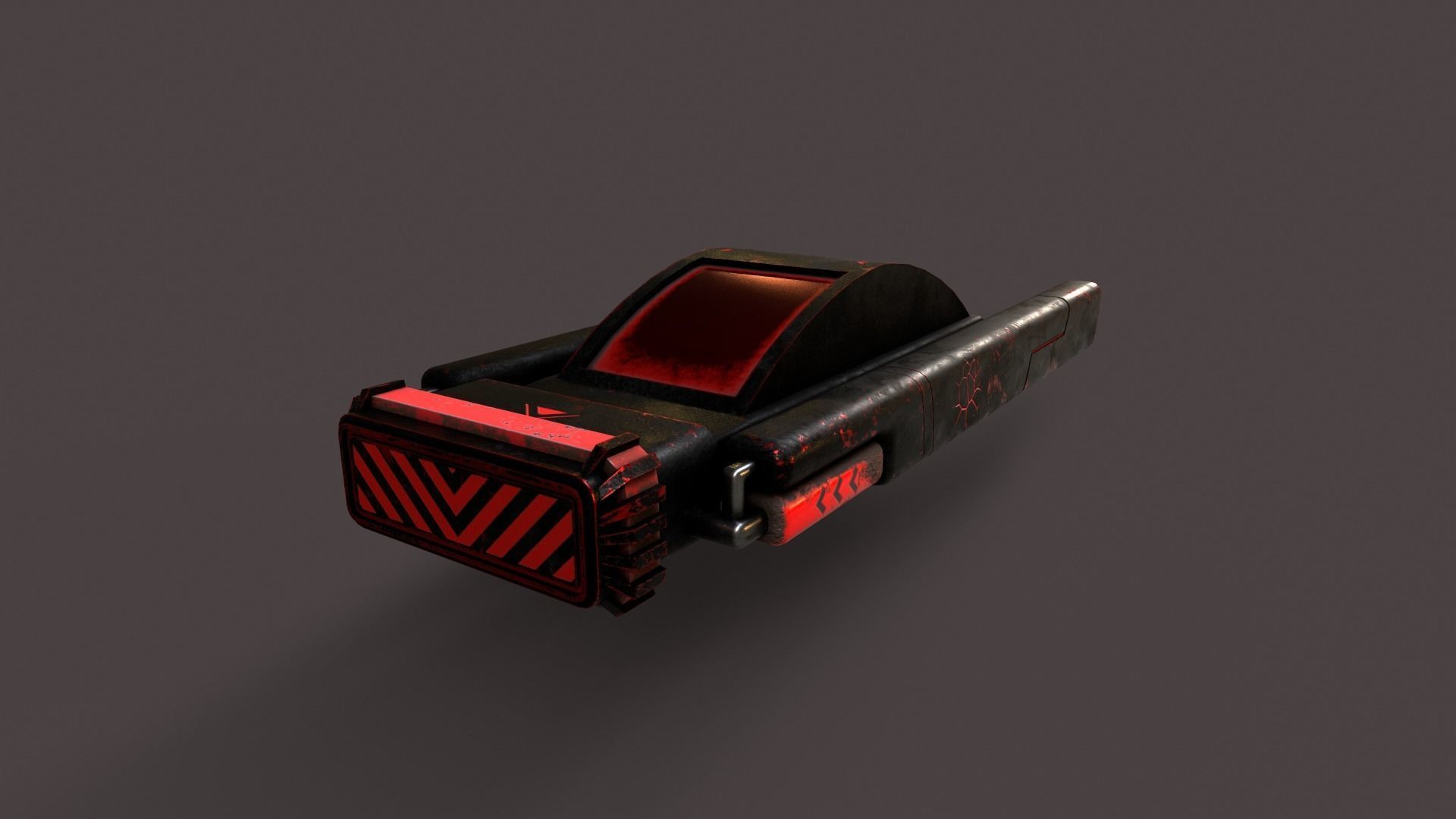 Sci-Fi Space Ship V4 Low-poly 3D model_6