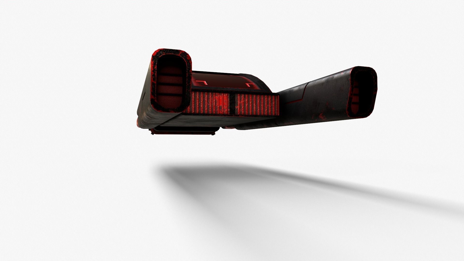 Sci-Fi Space Ship V4 Low-poly 3D model_18