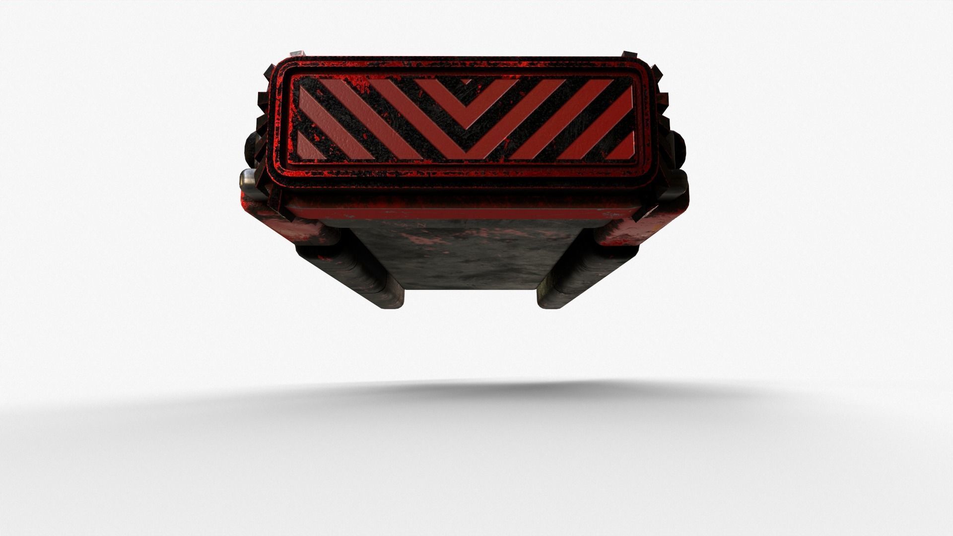 Sci-Fi Space Ship V4 Low-poly 3D model_9